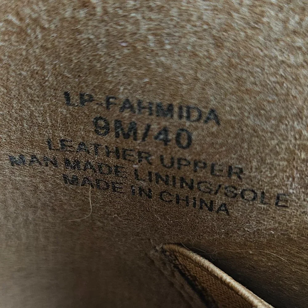 Lucky Brand Fahmida Tan Suede Pull On Ankle Boot 9